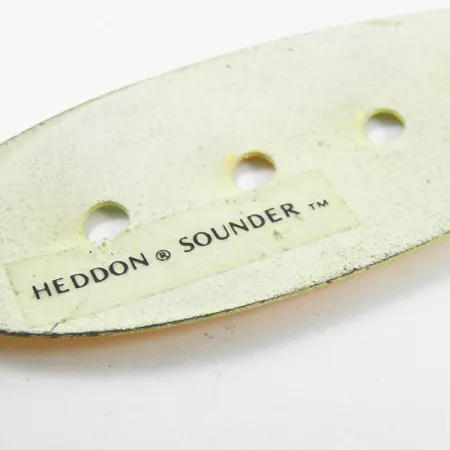 Vintage Heddon Sounder UV , 1/4oz UV Glow in UV light, Fluorescent fishing spoon #3194