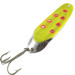 Vintage  Rustowicz Charger №3 UV, 2/5oz Nickel / Yellow / Red UV Glow in UV light, Fluorescent fishing spoon #3197