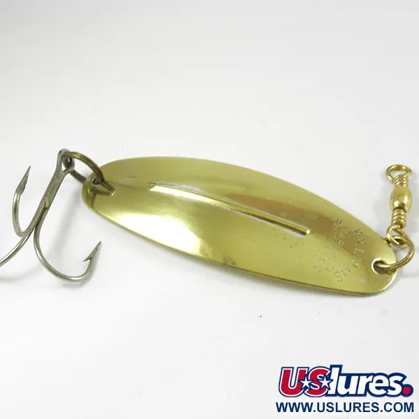 Vintage Williams Wabler W70, 1oz Gold fishing spoon #3209