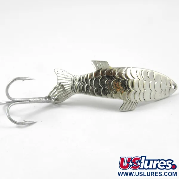 Vintage Acme Phoebe, 1/4oz Nickel fishing spoon #3212