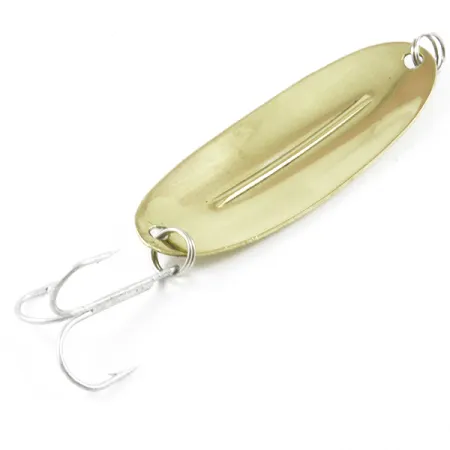 Vintage Williams Wabler W55 Lite, 1/4oz Gold fishing spoon #3213