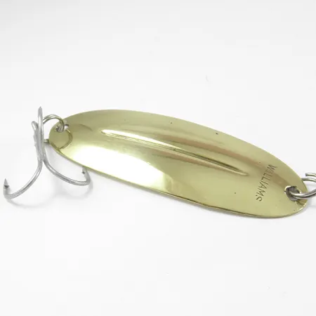 Vintage Williams Wabler W55 Lite, 1/4oz Gold fishing spoon #3213