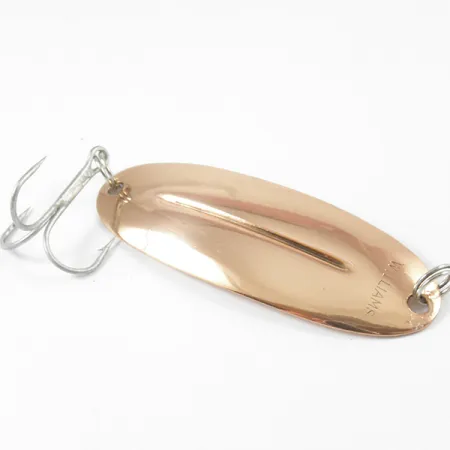 Vintage Williams Wabler W55 Lite, 1/4oz Copper fishing spoon #3214