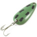 Vintage   Len Thompson #00, 1/2oz Green / Black / Brass fishing spoon #3217