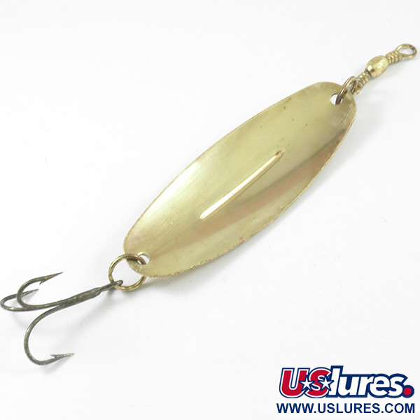Vintage   Williams Wabler W70, 1oz Gold fishing spoon #3225