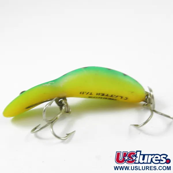 Vintage   Heddon Tadpolly Clatter Tad, 3/16oz Frog fishing lure #3230
