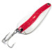 Vintage   Len Thompson #2, 1oz Red / White / Brass fishing spoon #3239