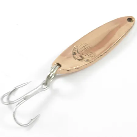 Vintage Thomas Rough Rider, 1/4oz Copper fishing spoon #3244