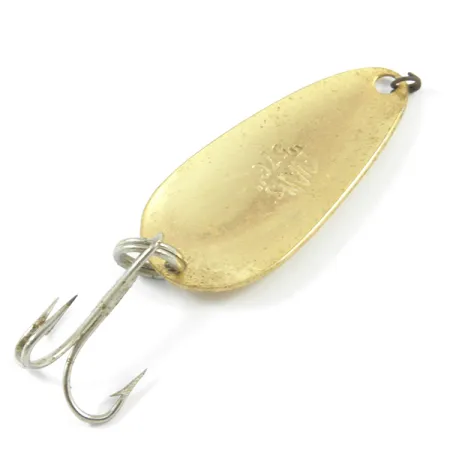 Vintage Glen Evans 576, 3/16oz Gold fishing spoon #3245