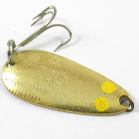 Vintage Glen Evans 576, 3/16oz Gold fishing spoon #3245
