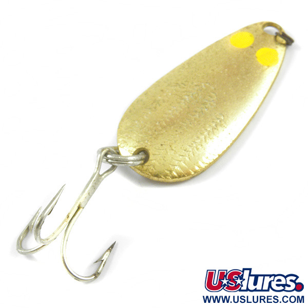 Vintage   Glen Evans 576, 3/16oz Gold fishing spoon #3245