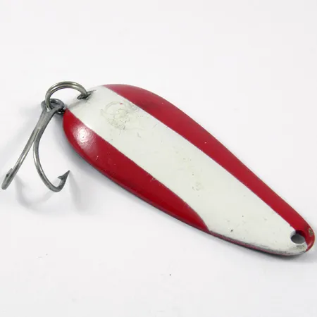 Vintage Eppinger Dardevle Imp, 2/5oz Red / White / Brass fishing spoon #3255