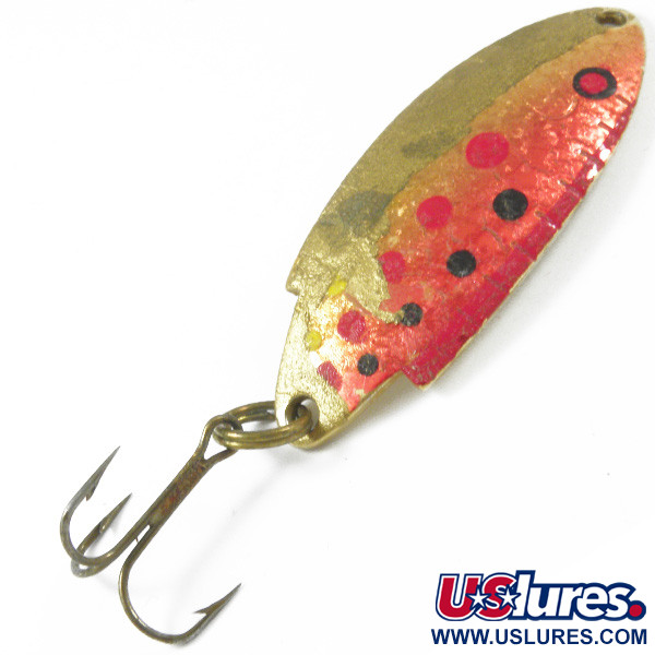 Vintage   Thomas Buoyant, 1/4oz Rainbow Trout fishing spoon #3259