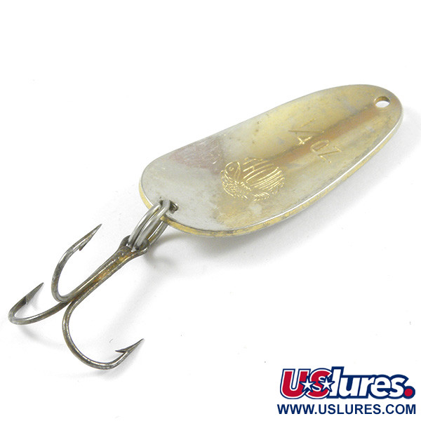 Vintage Thomas Colorado 3265, 1/4oz Gold / Nickel fishing spoon #3265