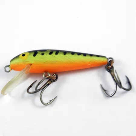 Vintage Rebel Floater, 1/16oz Fire Tiger fishing lure #3267