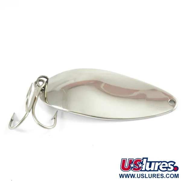 Vintage Acme Little Cleo, 1 1/4oz Nickel fishing spoon #3271