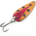 Vintage  Eppinger Dardevle Midget, 3/16oz Red / Orange / Nickel fishing spoon #3278