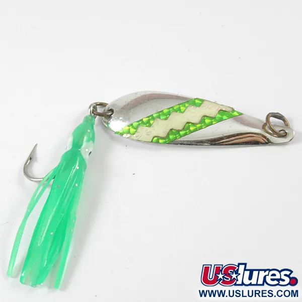 Vintage Tamiron Sporting Goods Tamiron Honeybees 1 Glow, 1/8oz Silver (Silver Plated) / Glow Glow in UV light, Fluorescent fishing spoon #3283