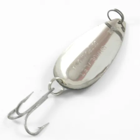 Vintage Eppinger Dardevle Dardevlet , 3/4oz Frog (Yellow, Green, Nickel) fishing spoon #3284