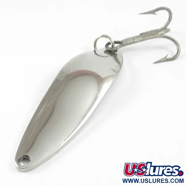 Vintage Gator, 1 1/4oz Nickel fishing spoon #3286