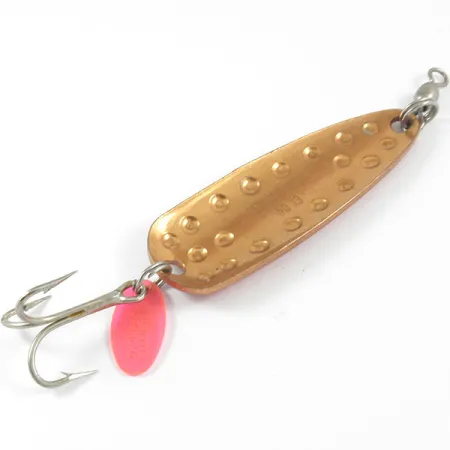Vintage Len Thompson #13, 1oz Copper / Red fishing spoon #3287
