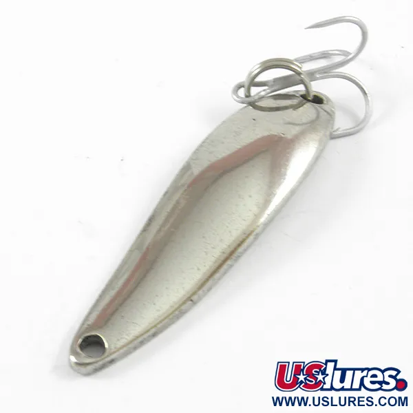 Vintage Acme Fiord Spoon, 1/4oz Nickel fishing spoon #3288