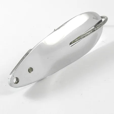 Vintage Weedless Johnson Caper, 1/2oz Nickel fishing spoon #3306