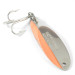 Vintage  Acme Kastmaster , 1oz Nickel / Orange fishing spoon #3308