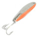 Vintage  Acme Kastmaster , 1oz Nickel / Orange fishing spoon #3308