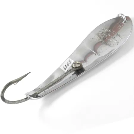 Vintage Luhr Jensen Reflecto #5, 3/4oz Nickel fishing spoon #3312