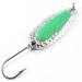   Blue Fox Pixee, 1/2oz Hammered Nickel / Green fishing spoon #3314
