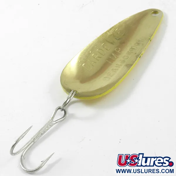 Vintage  Eppinger Dardevle Imp, 2/5oz Five of Diamonds fishing spoon #3318