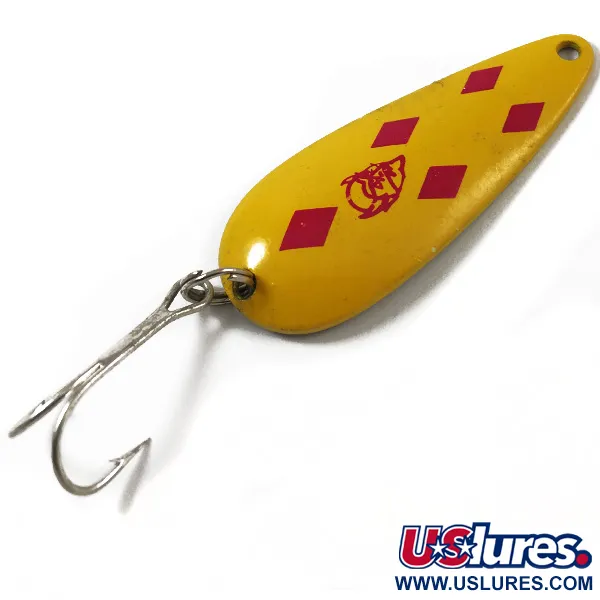 Vintage  Eppinger Dardevle Imp, 2/5oz Five of Diamonds fishing spoon #3318