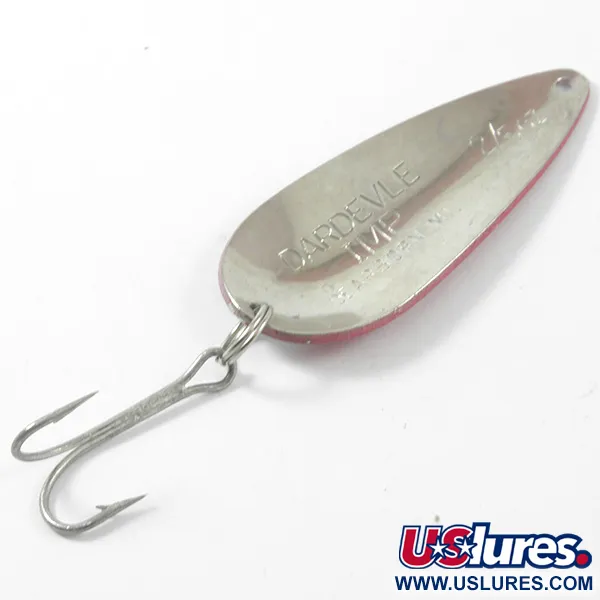 Vintage  Eppinger Dardevle Imp, 2/5oz Fire Tiger fishing spoon #3319