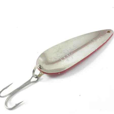 Vintage Eppinger Dardevle Imp, 2/5oz Red / Yellow / Nickel fishing spoon #3321
