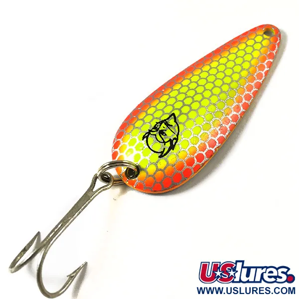 Vintage  Eppinger Dardevle Imp, 2/5oz Bright Rainbow / Nickel fishing spoon #3327