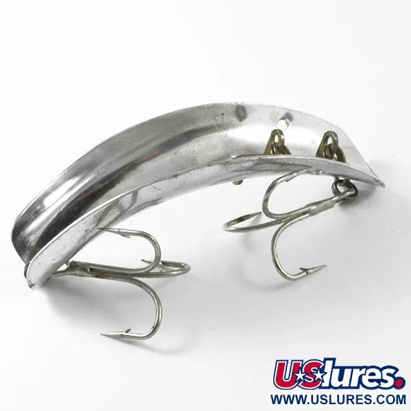 Vintage Russelure 3, 1/3oz Silver fishing lure #3330