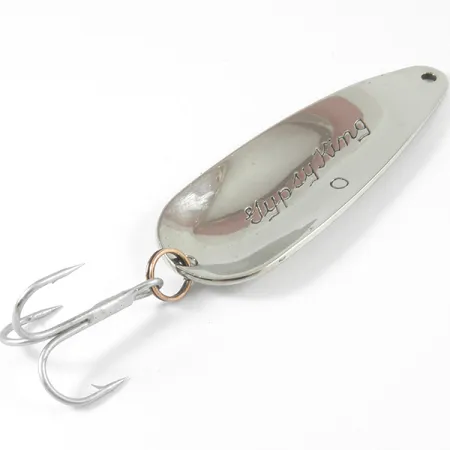 Vintage Weller GYPSY KING 0, 2/5oz Nickel fishing spoon #3334