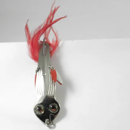 Vintage Herter's Wobbling Jig, 1/2oz Nickel / Gold fishing spoon #3340