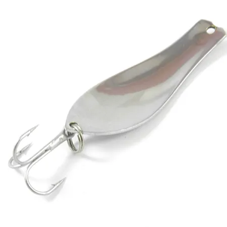 Vintage Other Little Doctor 265, 1/3oz Nickel / Red fishing spoon #3346