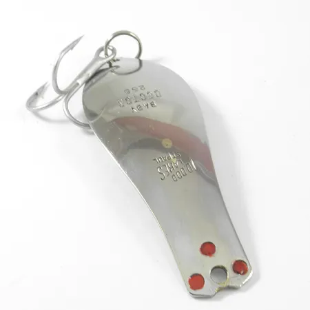 Vintage Other Little Doctor 265, 1/3oz Nickel / Red fishing spoon #3346