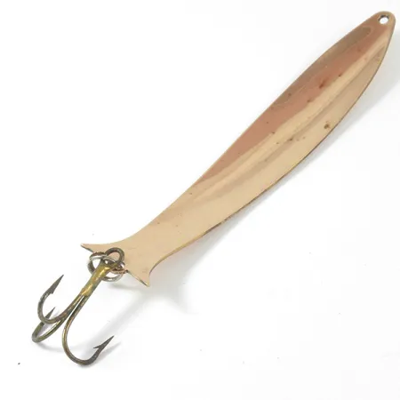 Vintage Williams Mooselook wobbler, 1/3oz Copper fishing spoon #3347