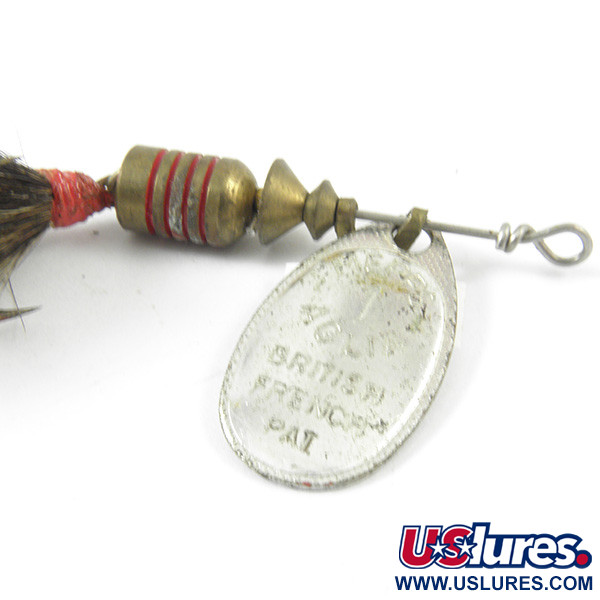 Vintage   Mepps Aglia 1 dressed, 1/8oz Silver spinning lure #3351
