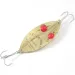 Vintage  Hofschneider Red Eye Wiggler 3359, 1oz Gold / Red Eyes fishing spoon #3359