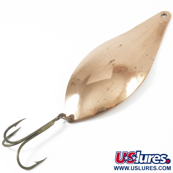 Vintage  Lanes Tackle & Bait  Lane's Flasher , 2/3oz Copper fishing spoon #4969