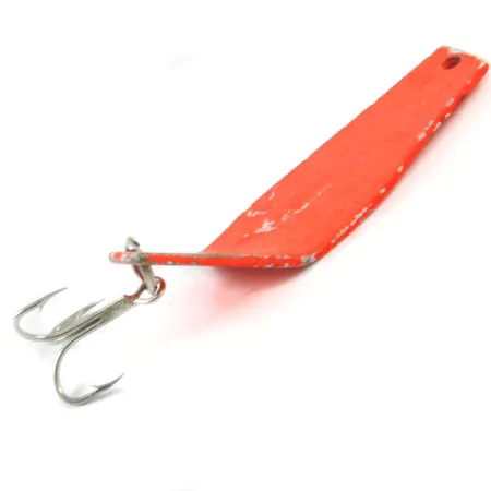 Vintage Z-RAY Lures Z-Ray, 1/4oz Fluorescent Red fishing spoon #3362