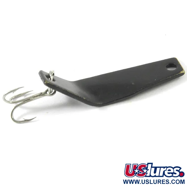 Vintage  Z-RAY Lures Z-Ray, 1/8oz Black / Red fishing spoon #3365