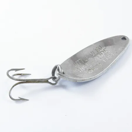 Vintage Seneca Little Cleo, 1/4oz Blue / Nickel / Gold fishing spoon #3372