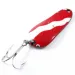 Vintage  Weller Spinno-King 00, 1/4oz Red / White / Gold fishing spoon #3374