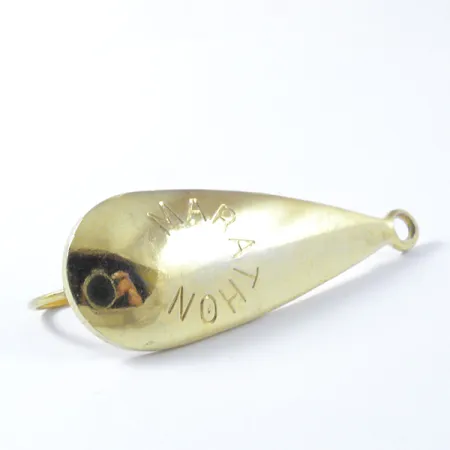 Vintage Marathon  Weedless Marathon, 1/4oz Gold fishing spoon #3375